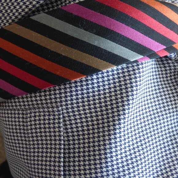 Houndstooth Black & White Shirt/Hart Schaffner Marx, size M - Picture 3 of 11